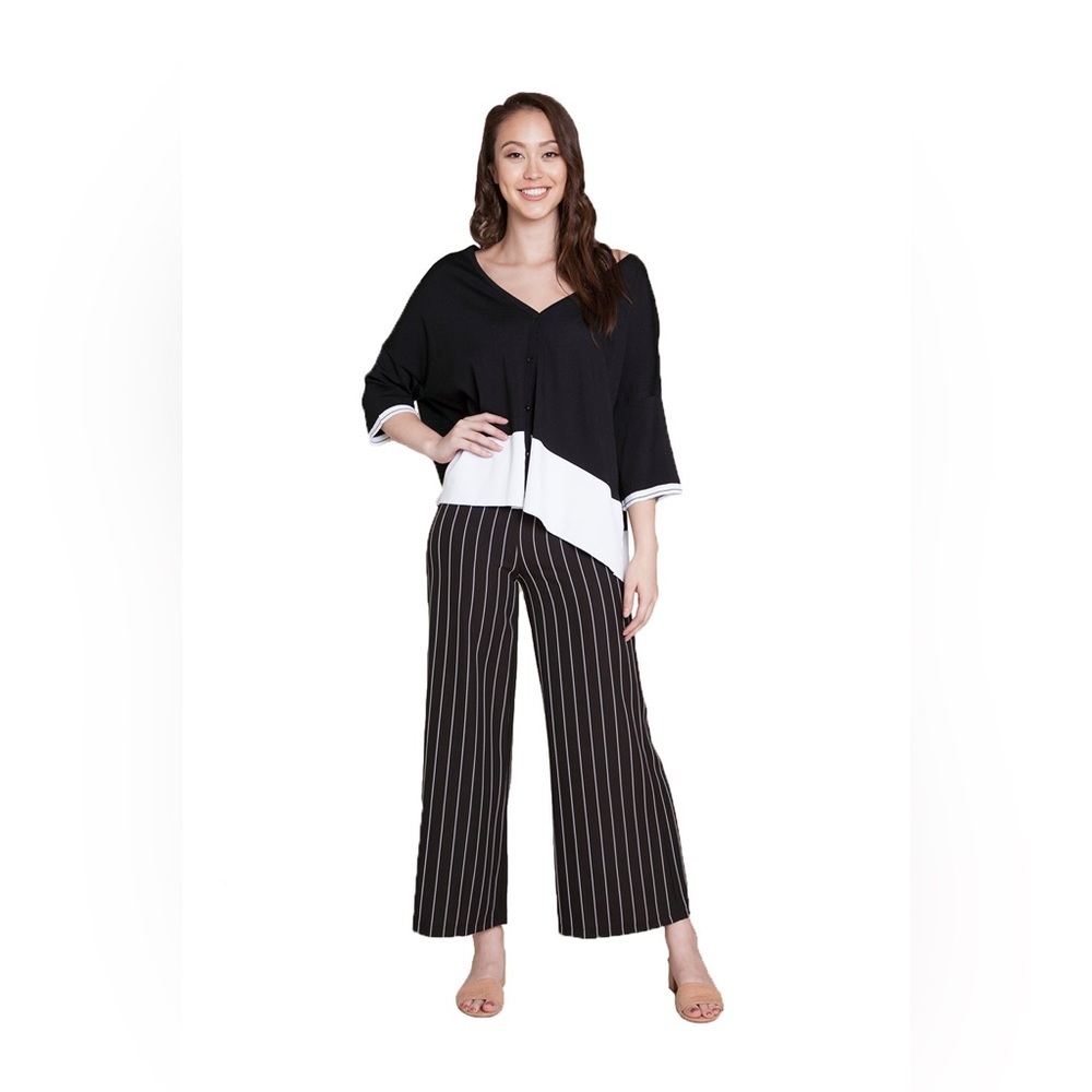 Patrizia Luca Knit Contrast Cardigan - Picture 4 of 12